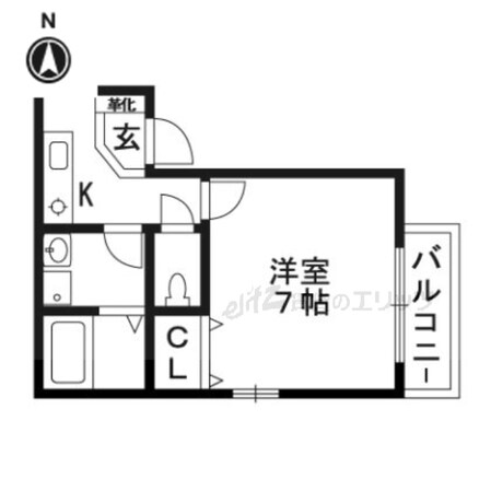 メゾネット21の物件間取画像